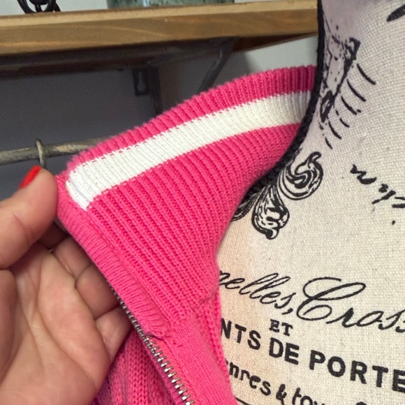Ralph Lauren Vibrant Pink Cable Knit Sweater - Picture 5 of 7